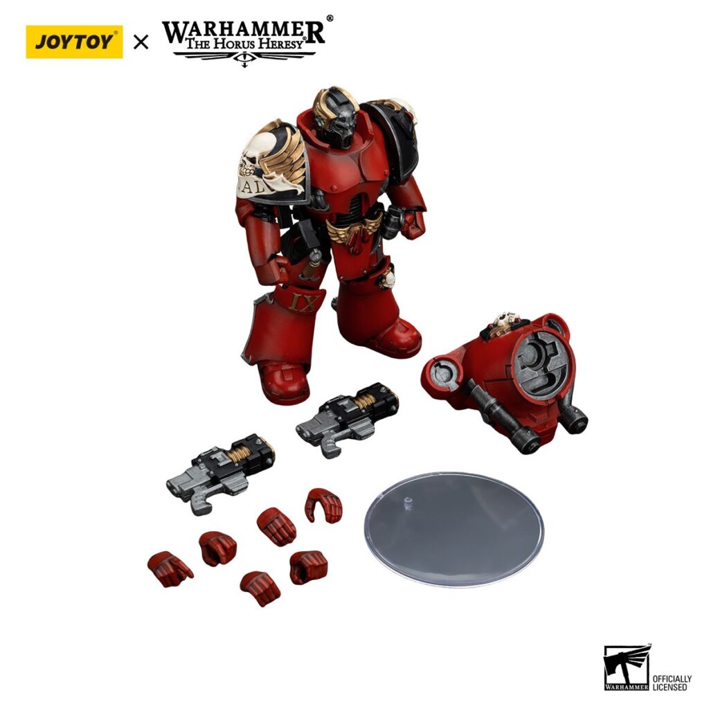 JoyToy WH40K - Blood Angels Angel's Tears Squad Arch-Erelim with Volkite Serpentas - Image 6