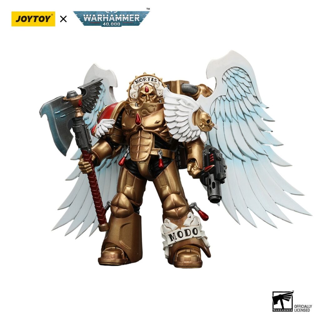 JoyToy WH40K - Blood Angels Sanguinary Guard with Encarmine Axe and Inferno Pistol - Image 6