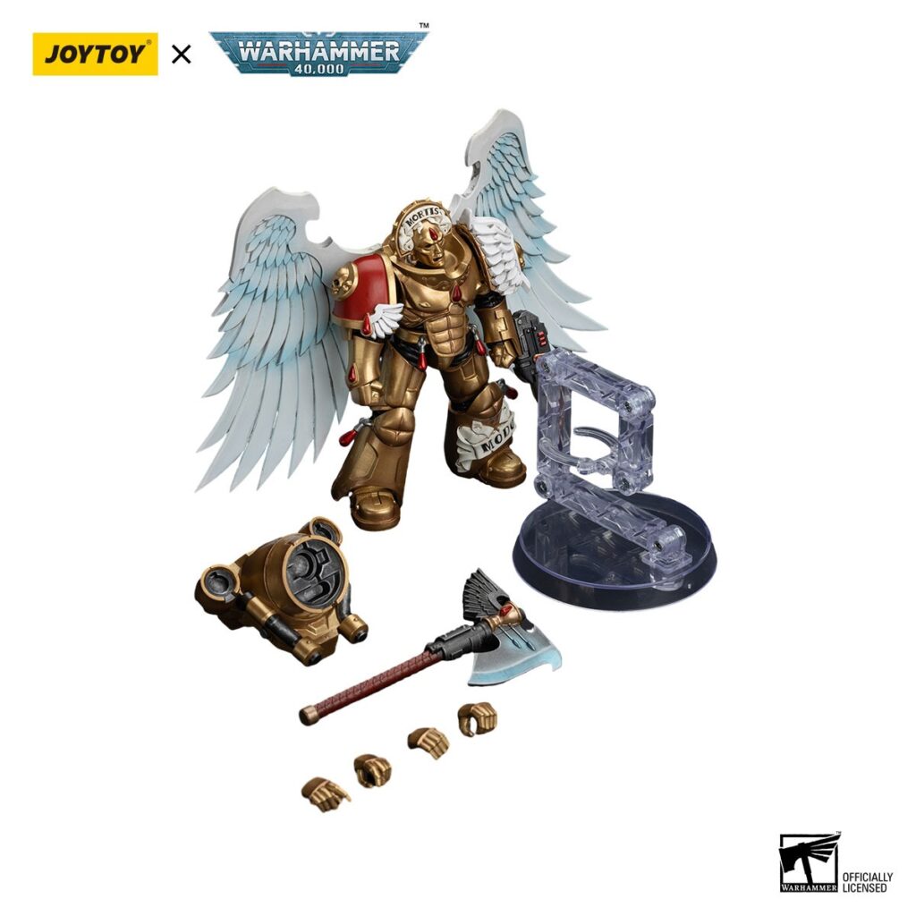 JoyToy WH40K - Blood Angels Sanguinary Guard with Encarmine Axe and Inferno Pistol - Image 5