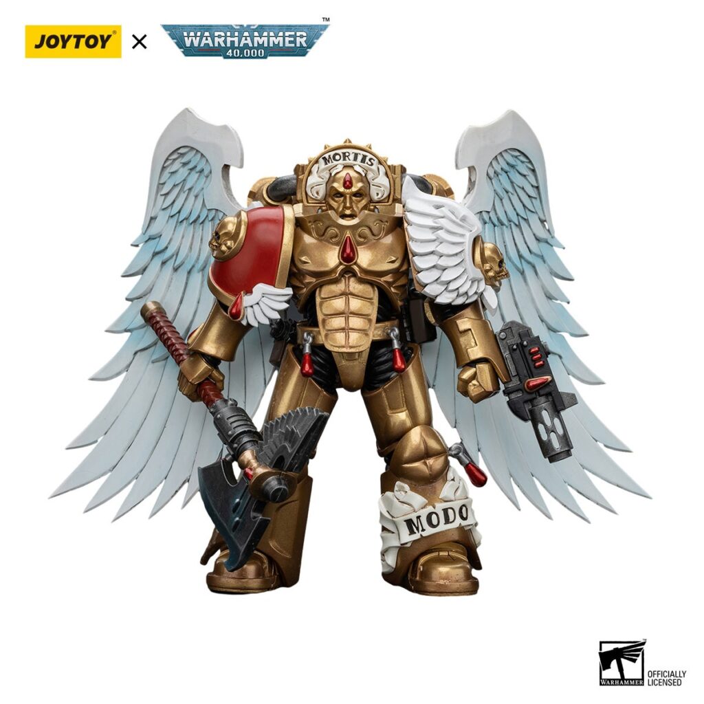 JoyToy WH40K - Blood Angels Sanguinary Guard with Encarmine Axe and Inferno Pistol