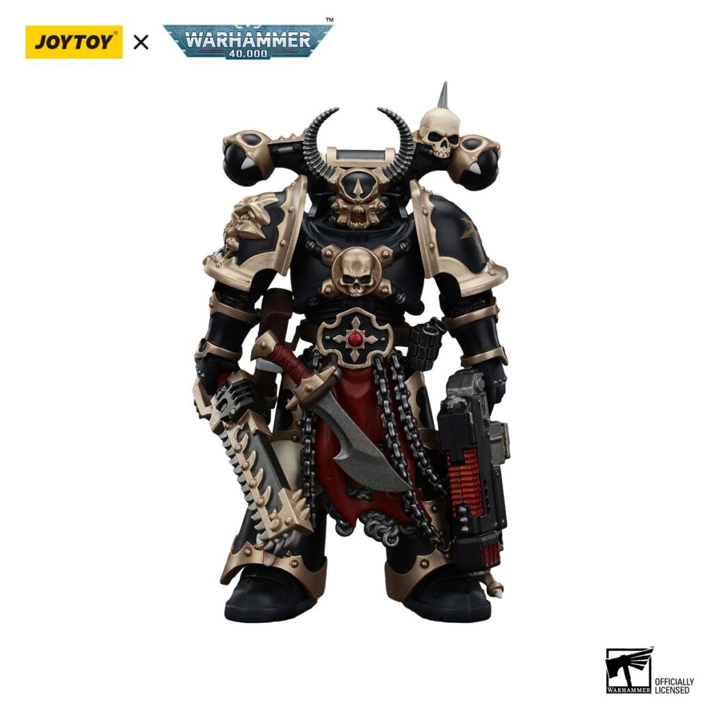JoyToy WH40K - Chaos Space Marines Black Legion Chosen with Combi-melta and chainsword