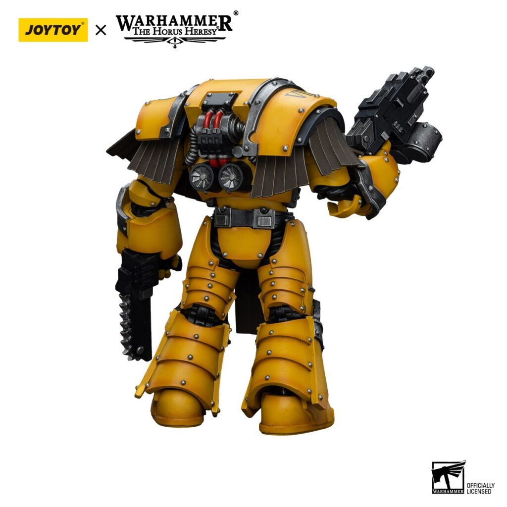 JoyToy WH40K - Imperial Fists Legion Cataphractii Terminator Squad Legion Cataphractii with Chainfist - Image 3