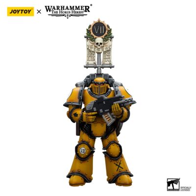 JoyToy WH40K - Imperial Fists  Legion MkIII Tactical Squad Legionary with Legion Vexilla