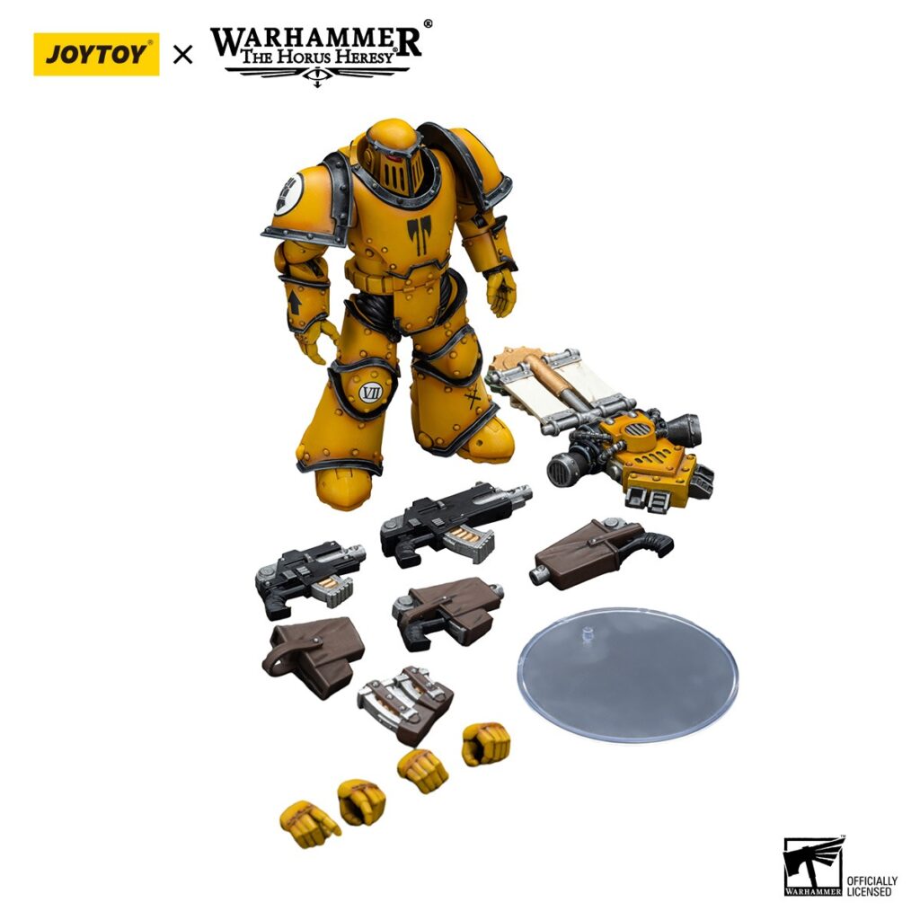 JoyToy WH40K - Imperial Fists  Legion MkIII Tactical Squad Legionary with Legion Vexilla - Image 6