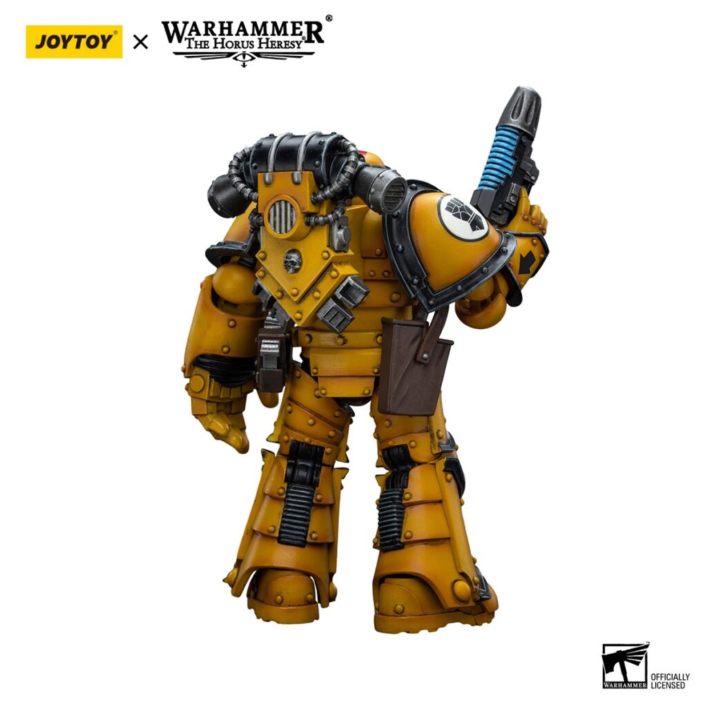 JoyToy WH40K - Imperial Fists   Legion MkIII Tactical Squad  Sergeant with Power Fist - Image 5