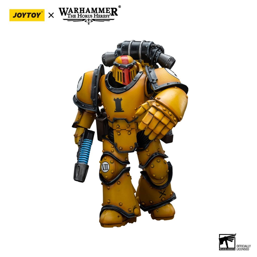 JoyToy WH40K - Imperial Fists   Legion MkIII Tactical Squad  Sergeant with Power Fist - Image 2