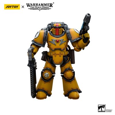 JoyToy WH40K - Imperial Fists Legion MkIII Despoiler Squad Sergeant with Plasma Pistol