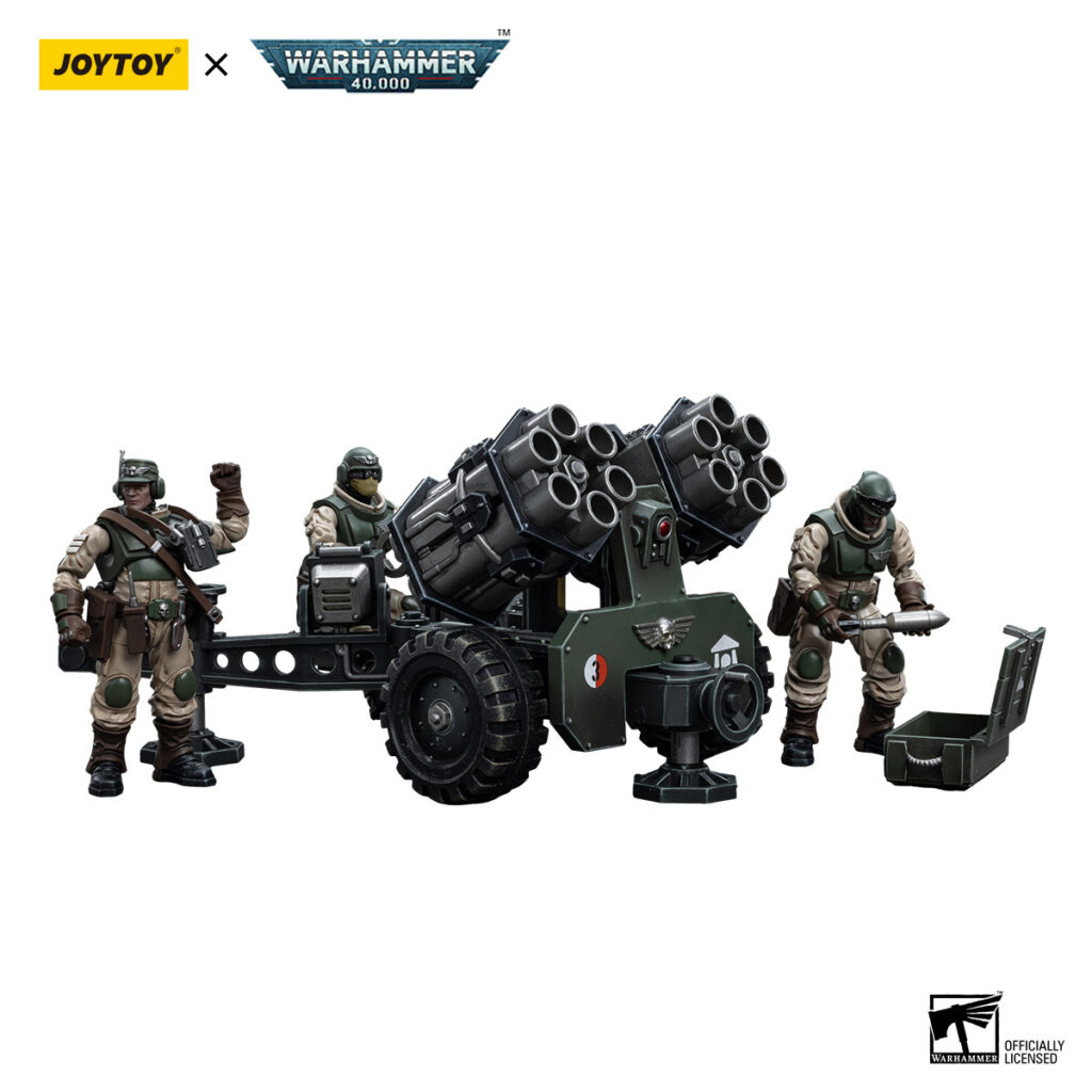 JoyToy WH40K - Astra Militarum Ordnance Team with Malleus Rocket Launcher