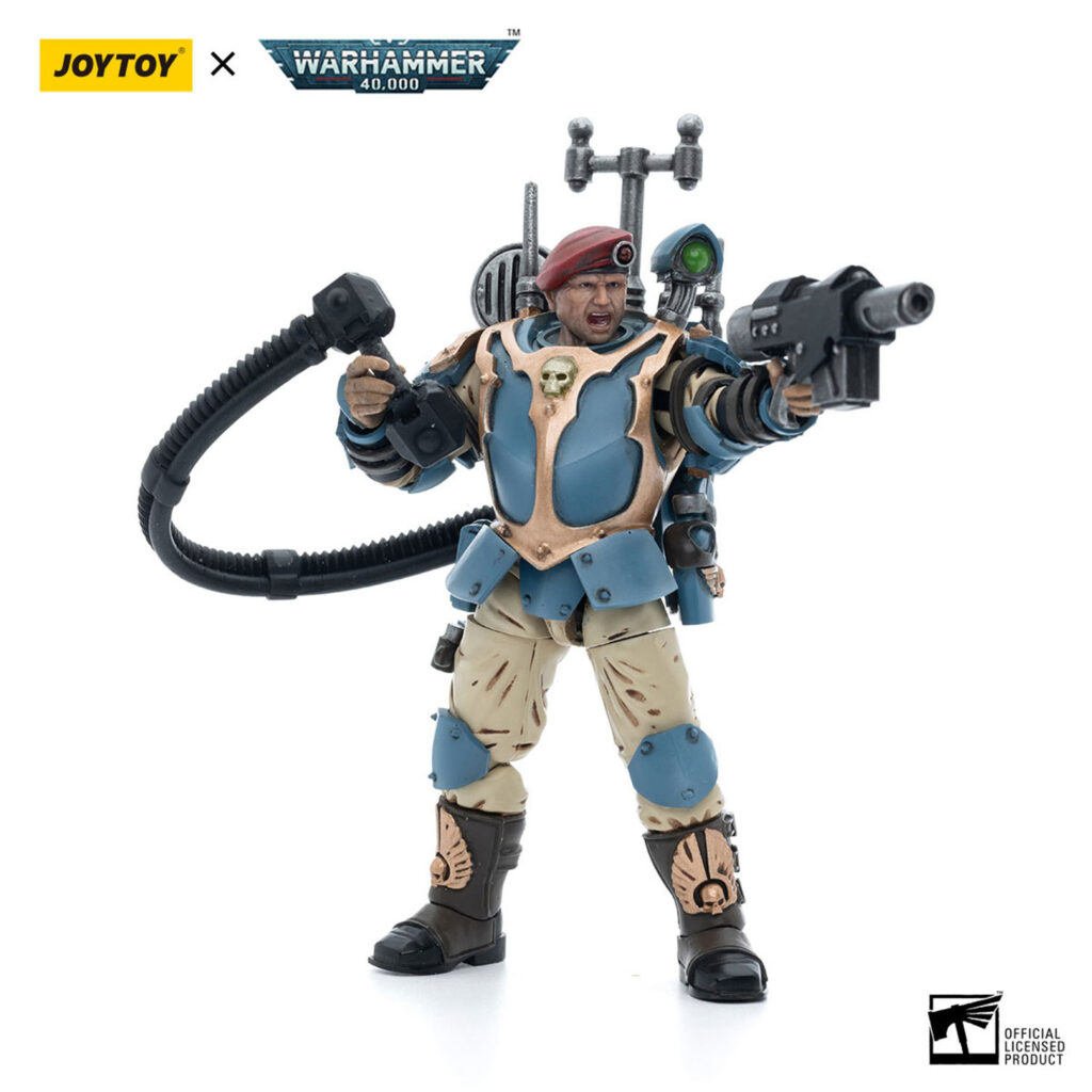 JoyToy WH40K - Astra Militarum Tempestus Scions Command Squad 55th Kappic Eagles Vox Operator