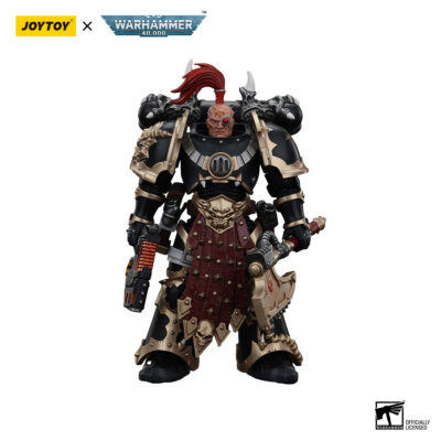 JoyToy WH40K - Chaos Space Marines Black Legion Chosen with Plasma Pistol and Power Axe