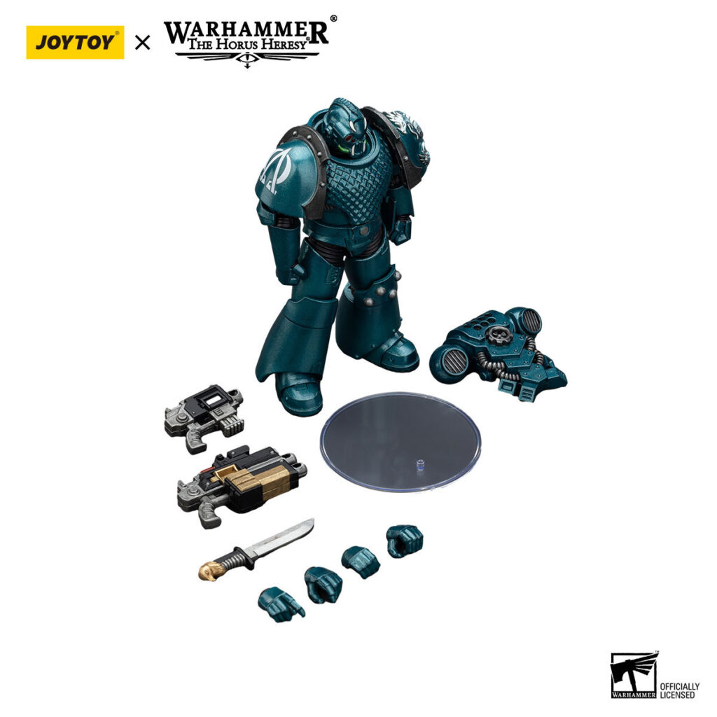 JoyToy WH40K - Alpha Legion Headhunter With Banestrike Combi-Bolter And Power Dagger - Image 5