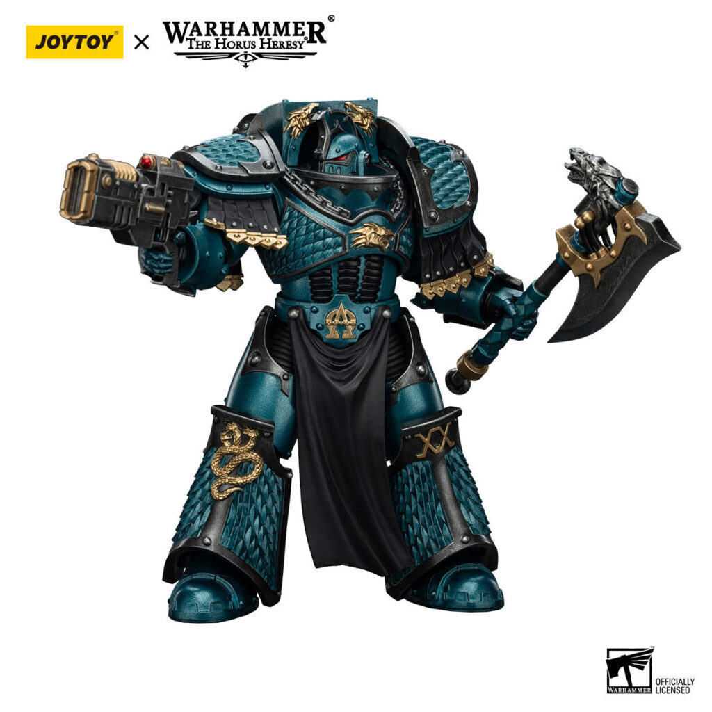 JoyToy WH40K - Alpha Legion Lernaean Terminator with Volkite Charger - Image 4