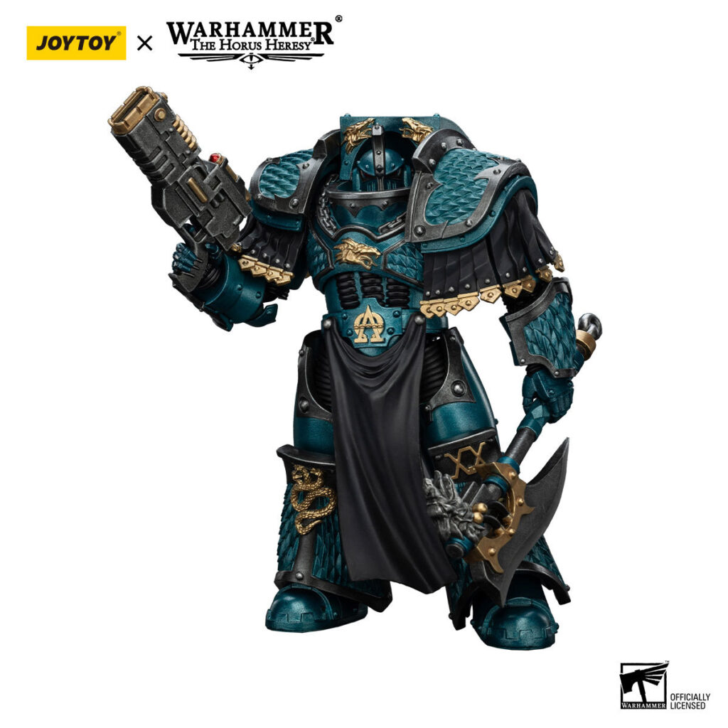 JoyToy WH40K - Alpha Legion Lernaean Terminator with Volkite Charger