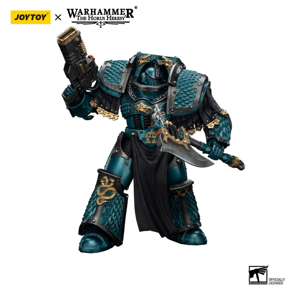 JoyToy WH40K - Alpha Legion Lernaean Terminator with Volkite Charger - Image 2