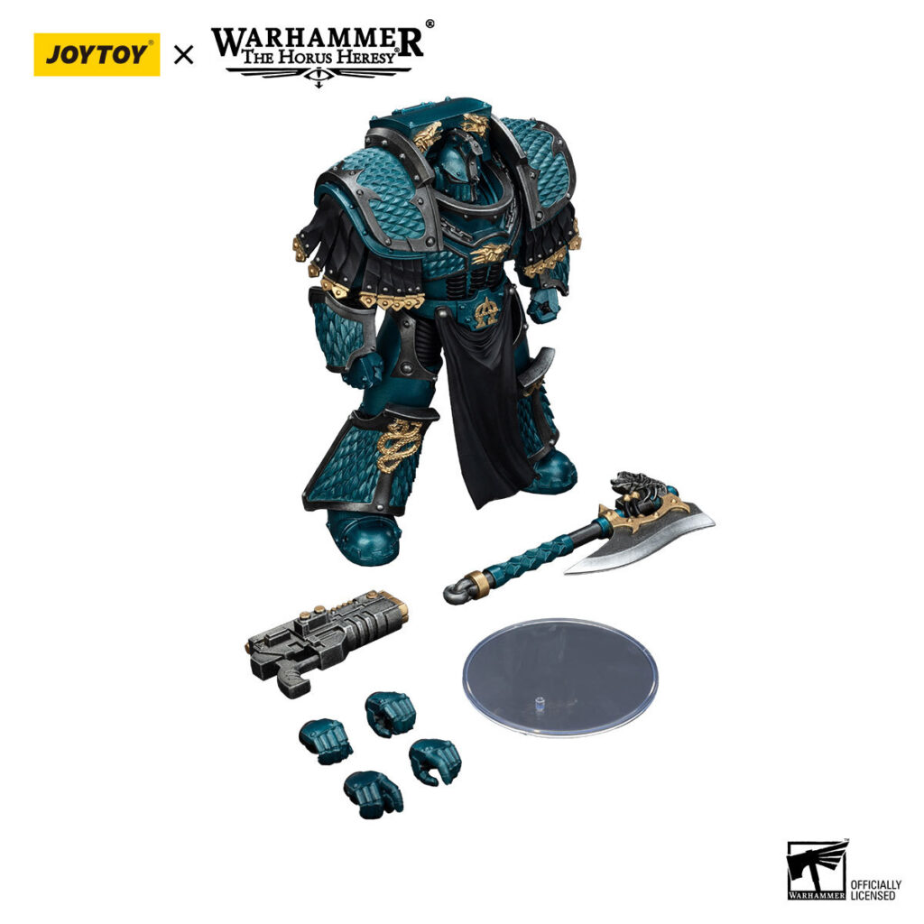 JoyToy WH40K - Alpha Legion Lernaean Terminator with Volkite Charger - Image 5