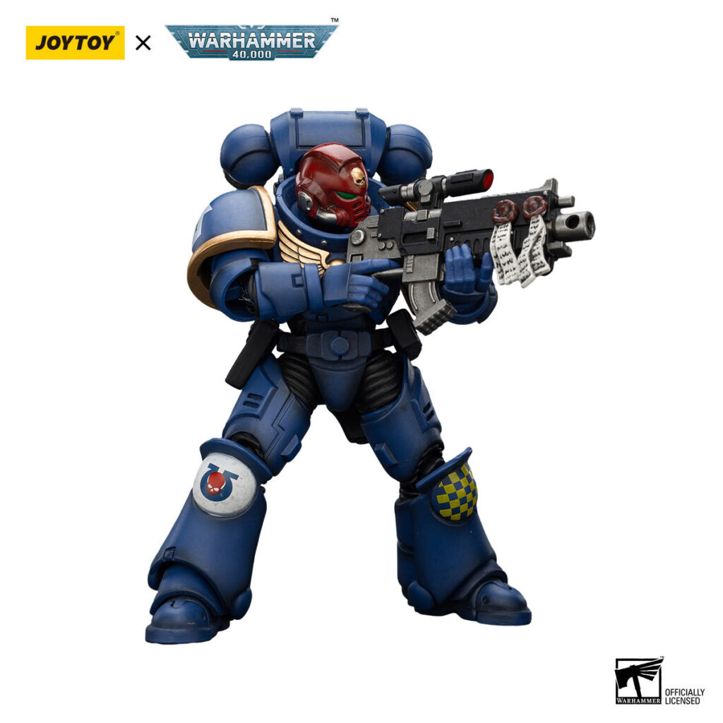 JoyToy WH40K - Ultramarines Heroes of the Chapter Brother Veteran Sergeant Castor - Image 2