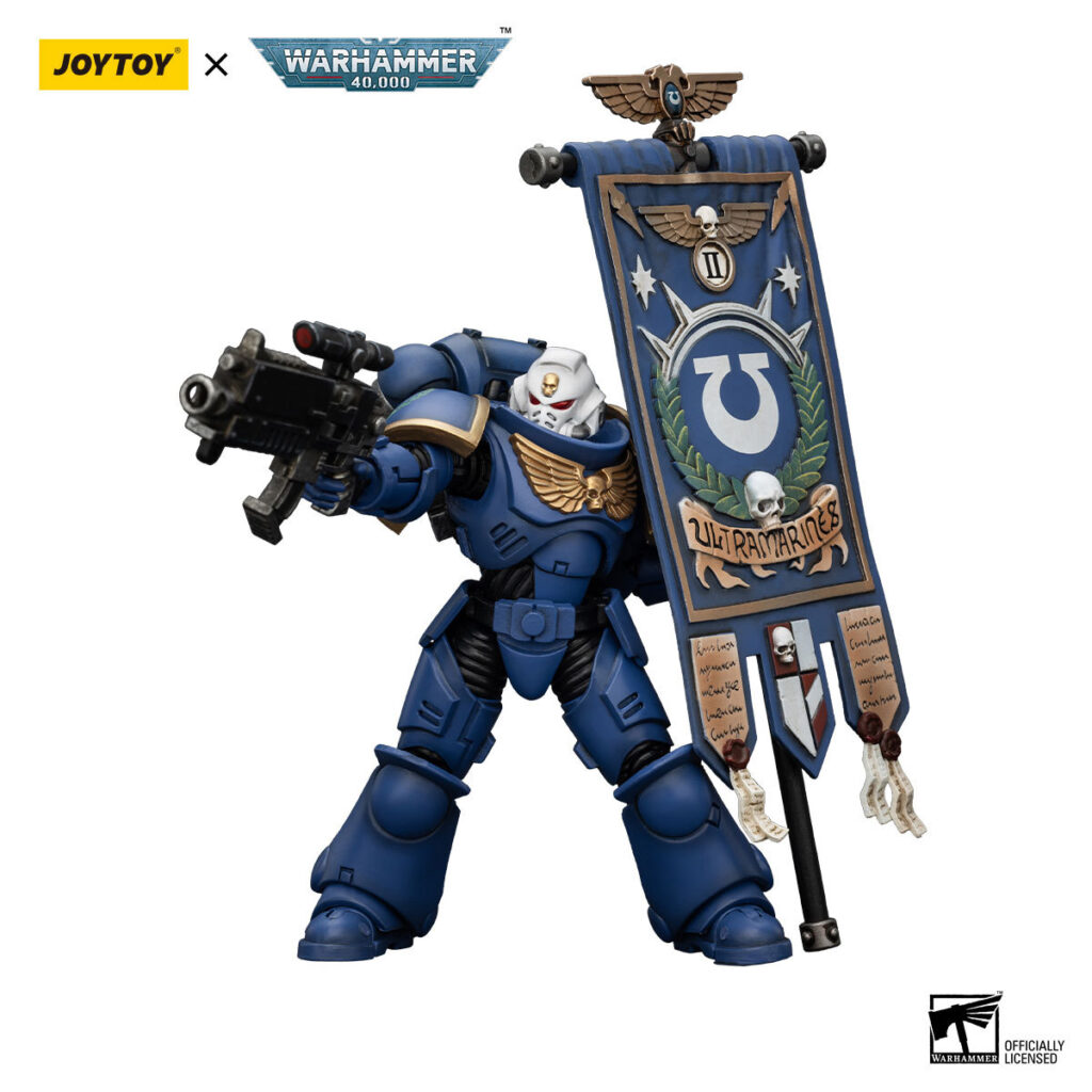 JoyToy WH40K - Ultramarines Heroes of the Chapter Primaris Ancient Posca - Image 2