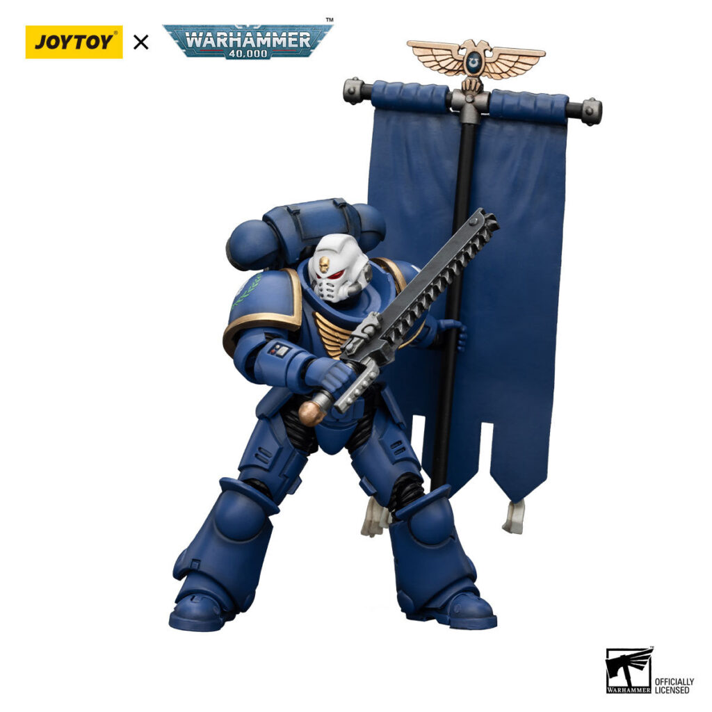 JoyToy WH40K - Ultramarines Heroes of the Chapter Primaris Ancient Posca - Image 3