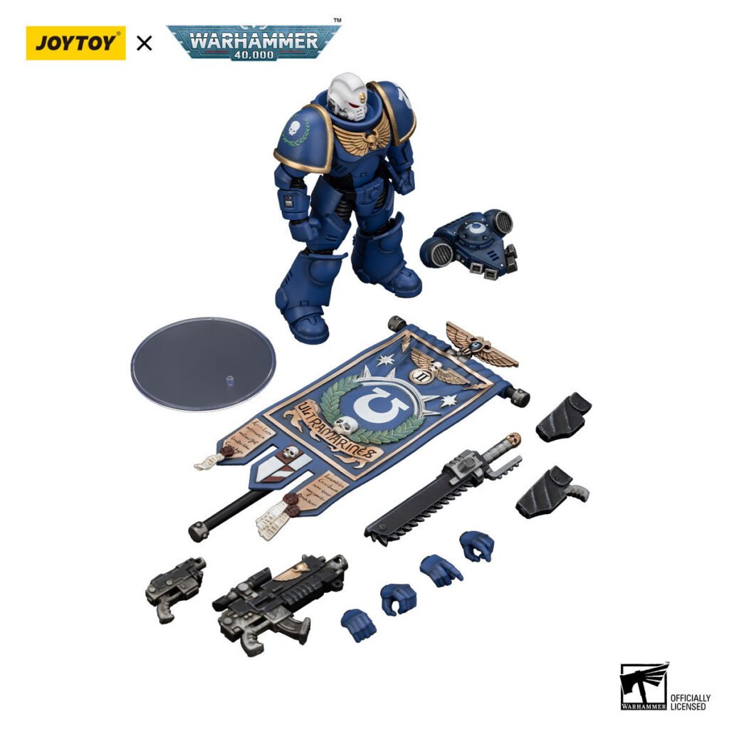 JoyToy WH40K - Ultramarines Heroes of the Chapter Primaris Ancient Posca - Image 5