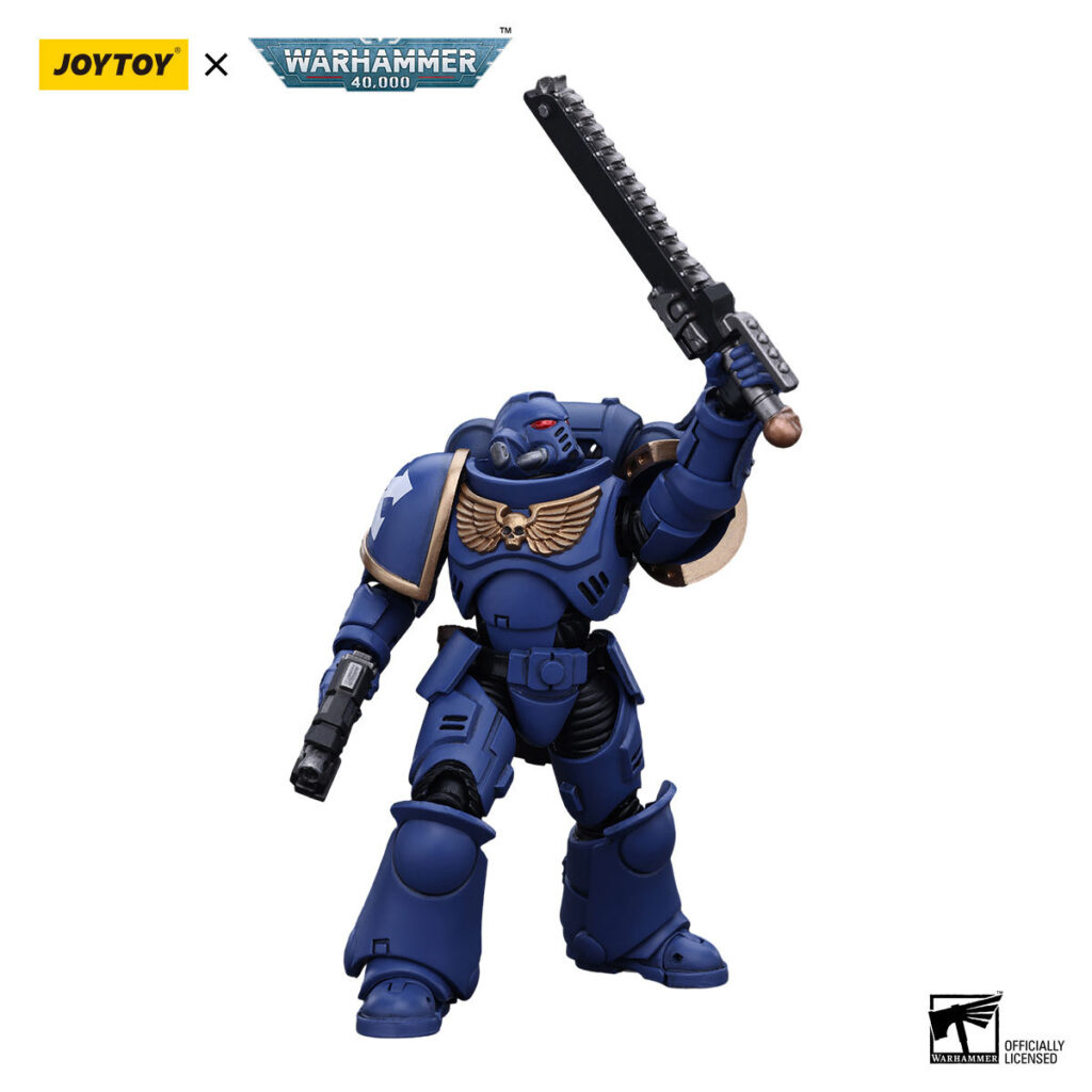 JoyToy WH40K - Space Marines Ultramarines Outriders Brother Catonus - Image 3
