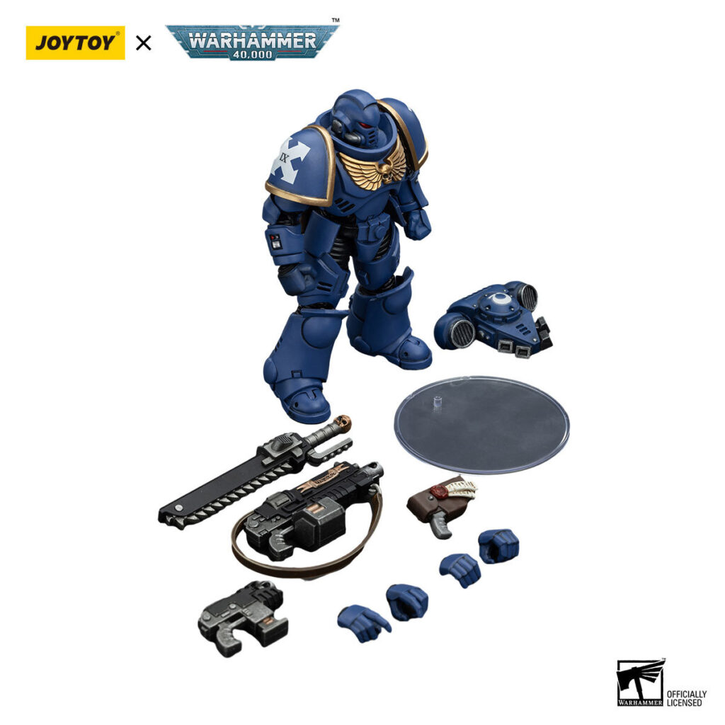 JoyToy WH40K - Space Marines Ultramarines Outriders Brother Catonus - Image 6