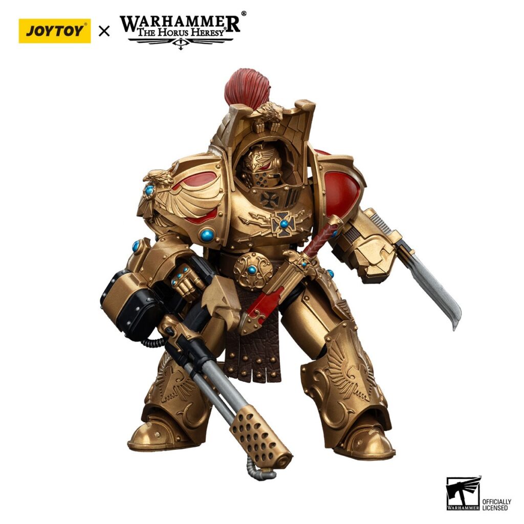 JoyToy WH40K - Legio Custodes  Aquilon Terminator Squad Aquilon with Infernus Firepike