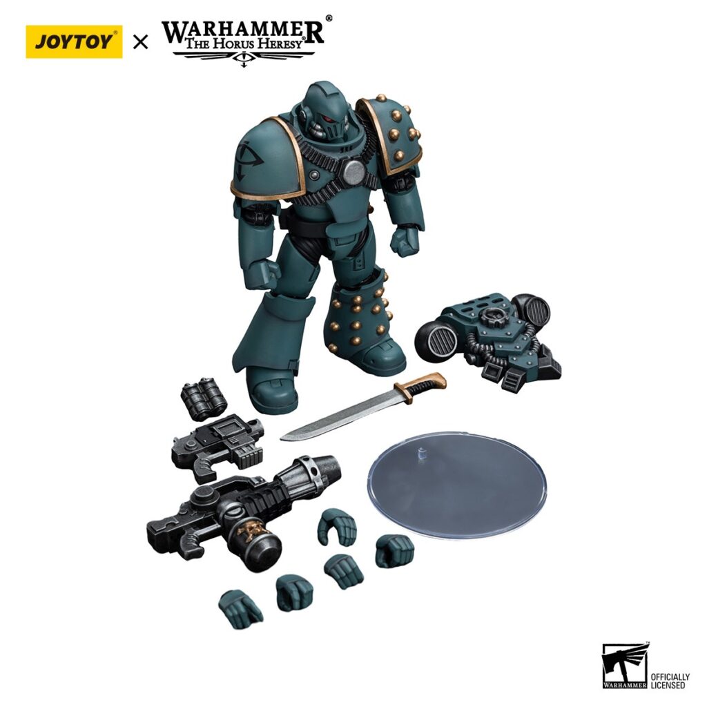 JoyToy WH40K - Sons of Horus MKIV Tactical Squad Legionary with Flamer - Image 6