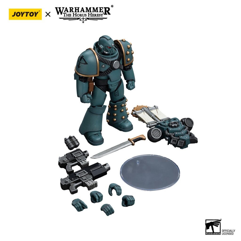 JoyToy WH40K - Sons of Horus MKIV Tactical Squad Legionary with Legion Vexilla - Image 6