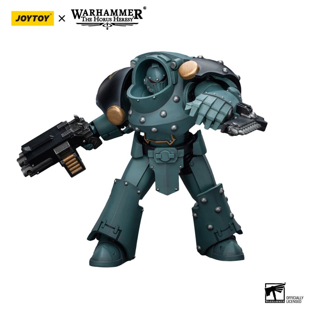 JoyToy WH40K - Sons Of Horus Tartaros Terminator Squad Terminator With Combi-Bolter And Chainfist - Image 5