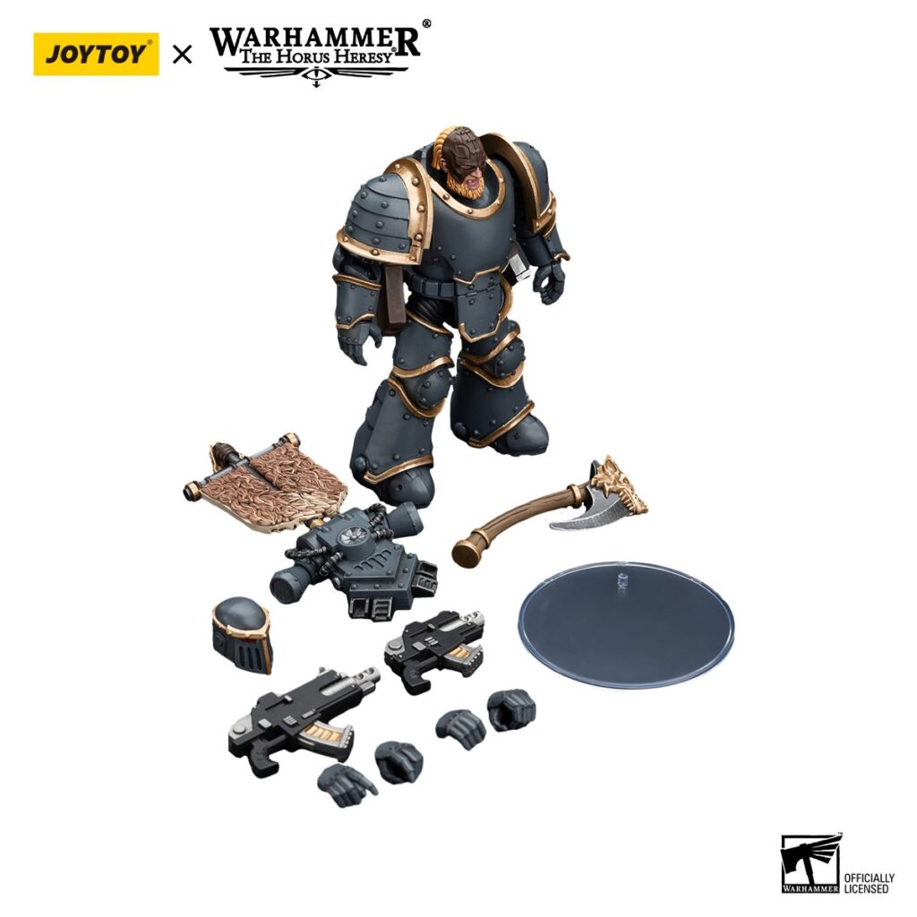 JoyToy WH40K - Space Wolves Grey Slayer Pack Grey Slayer With Legion Vexilla - Image 6