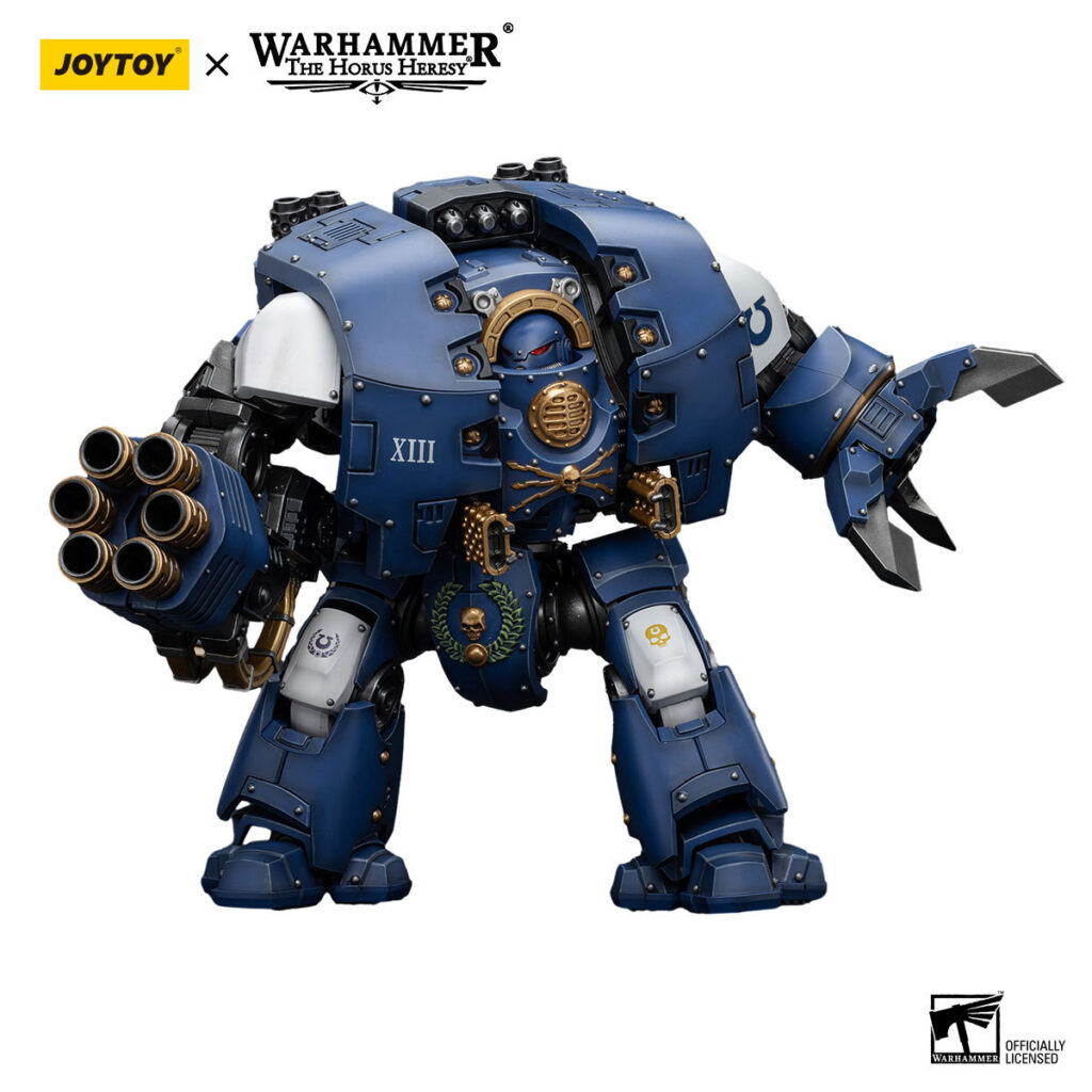 JoyToy WH40K - Ultramarines Leviathan Dreadnought with Cyclonic Melta Lance And Siege Claws - Image 3