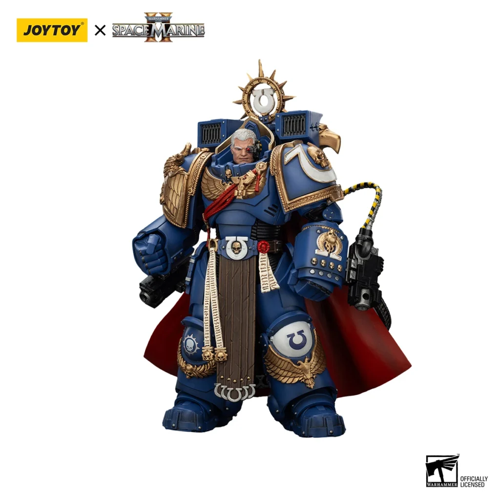 JoyToy WH40K Ultramarines Marneus Calgar, Chapter Master with MKX Gravis Armour and Gauntlets - Image 4