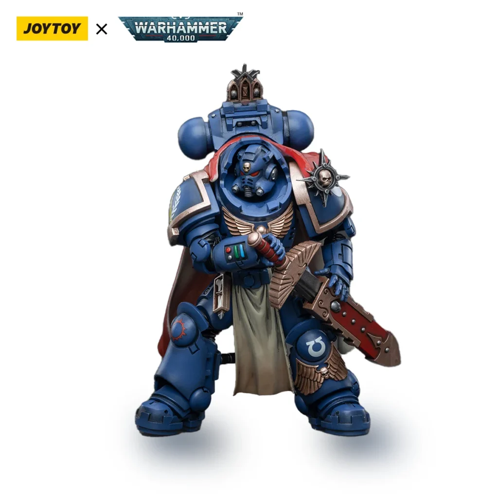 JOYTOY WH40K  Ultramarines Captain with Master-crafted Heavy Bolt Rifle - Image 6