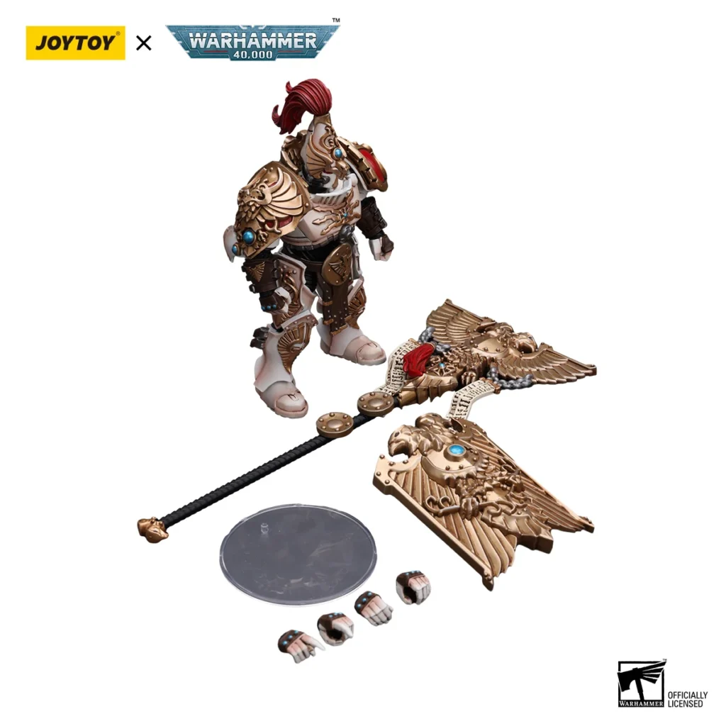 JoyToy WH40K  12.4cm Adeptus Custodes Solar Watch Custodian Guard - Image 4