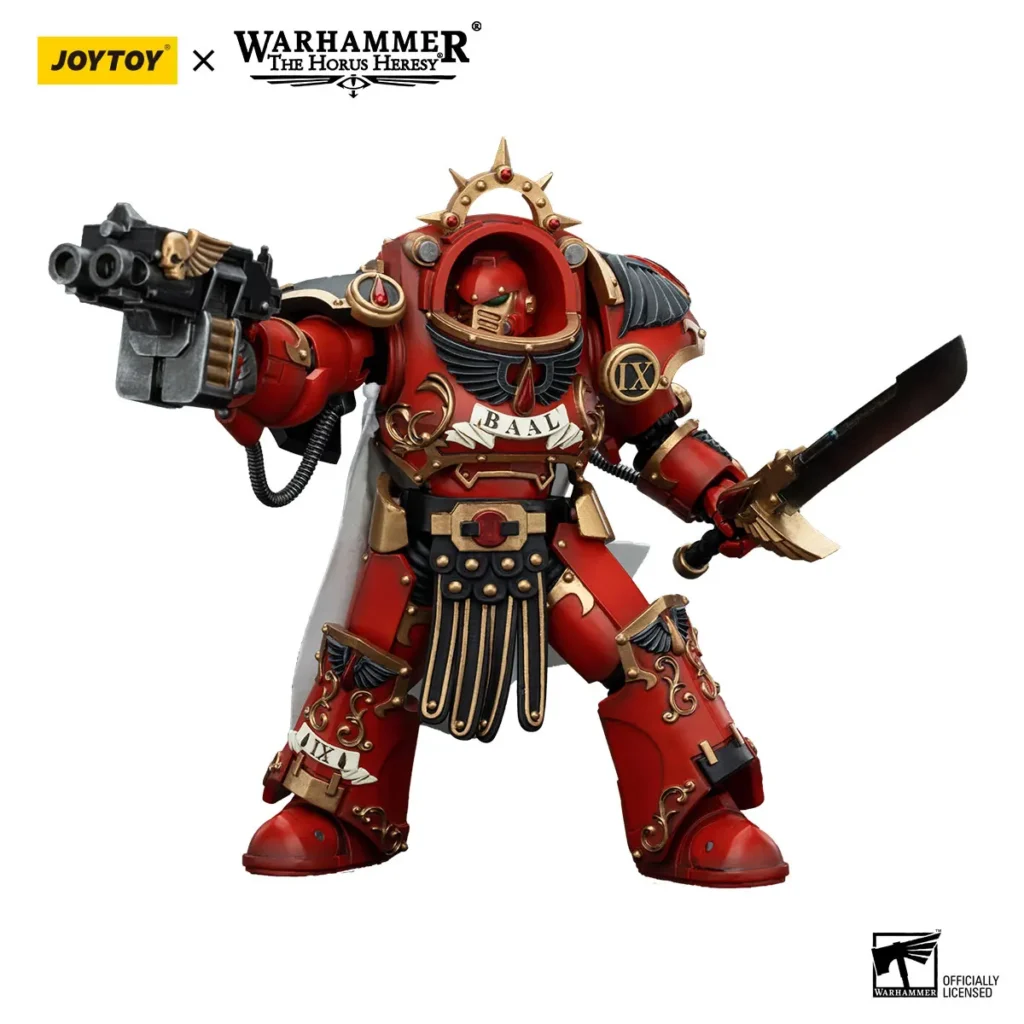 JoyToy WH40K   14.2cm Blood Angels Legion Praetor in Tartaros Terminator Armour - Image 3