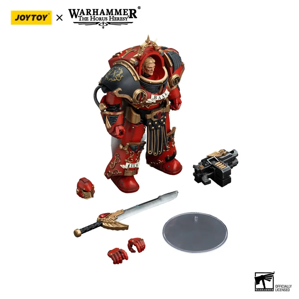 JoyToy WH40K   14.2cm Blood Angels Legion Praetor in Tartaros Terminator Armour - Image 5