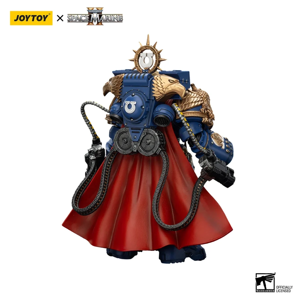 JoyToy WH40K Ultramarines Marneus Calgar, Chapter Master with MKX Gravis Armour and Gauntlets - Image 3