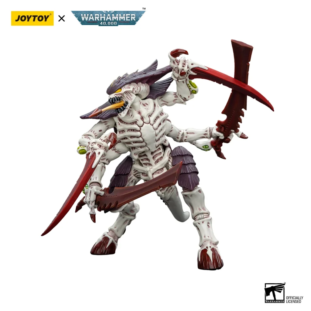 JoyToy WH40K   14.3cm Tyranids Hive Fleet Leviathan Tyranid Warrior with Boneswordg Model Toy - Image 3