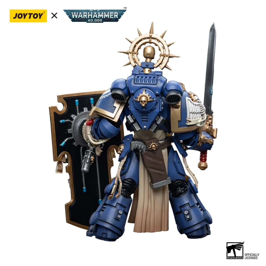 JoyToy WH40K   Ultramarines Primaris Captain with Relic Shield and Power Sword - Image 2