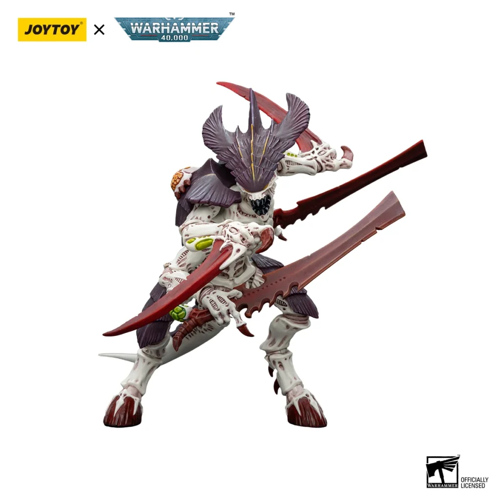 JoyToy WH40K   14.3cm Tyranids Hive Fleet Leviathan Tyranid Warrior with Boneswordg Model Toy - Image 4