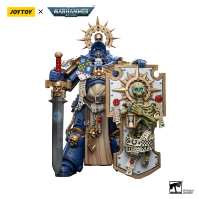 JoyToy WH40K   Ultramarines Primaris Captain with Relic Shield and Power Sword