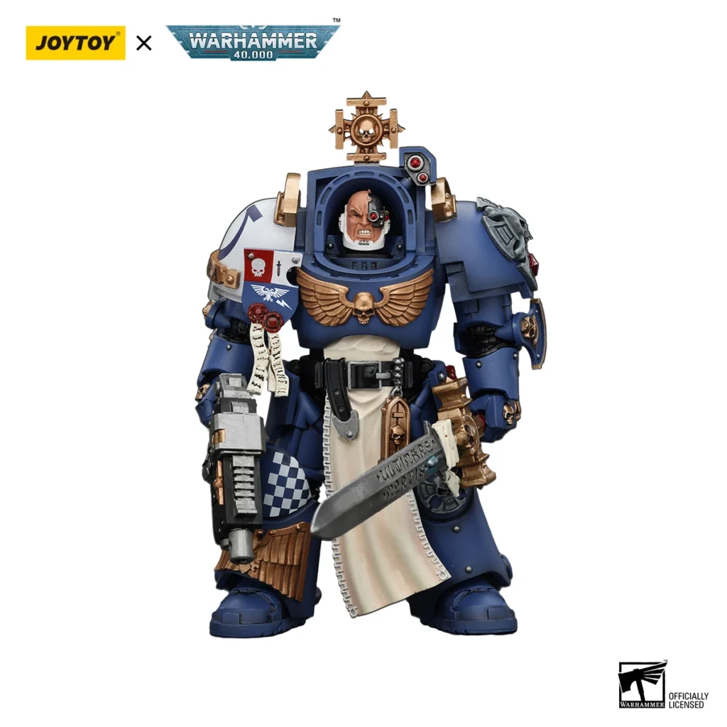 JoyToy WH40K 14.3cm Ultramarines Captain in Terminator Armour
